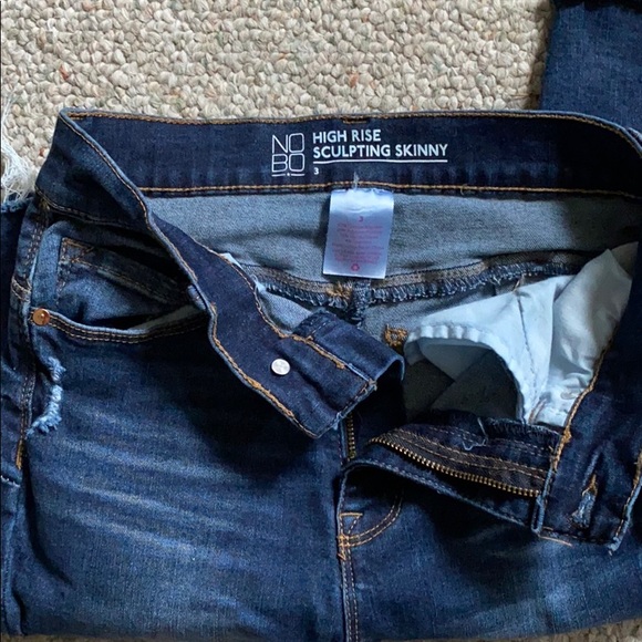 high rise sculpting skinny jeans